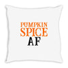 pumpkin spice af Throw Pillow