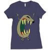 monster (2) Ladies Fitted T-Shirt