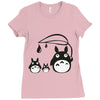 totoro Ladies Fitted T-Shirt