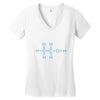 amazing alcohol molecule Women's V-Neck T-Shirt