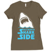 Come To The Shark Side Ladies Fitted T-Shirt