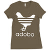 white adobo Ladies Fitted T-Shirt