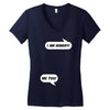 I am Hungry! - Me Too! Mom and Baby Talking Women's V-Neck T-Shirt