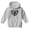 cat love paw Youth Hoodie