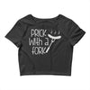prick with a fork Crop Top