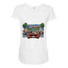 mens retro game out run, ideal gift or birthday present. Maternity Scoop Neck T-shirt