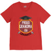proud grandma of a 2018 graduate V-Neck Tee