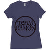 team damon salvatore (6) Ladies Fitted T-Shirt