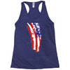 july 4th flag Racerback Tank