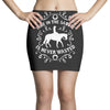 time in the saddle is never wasted Mini Skirts