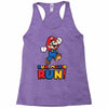 run, mario run Racerback Tank