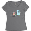 running things Women's Triblend Scoop T-shirt