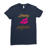 happy halloween new Ladies Fitted T-Shirt