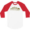 evolution formula lotus funny 3/4 Sleeve Shirt