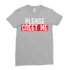 greet me Ladies Fitted T-Shirt