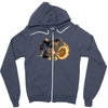 ghost rider and son Zipper Hoodie