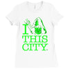 i heart this city Ladies Fitted T-Shirt