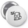 huh dinosaur Pin-back button