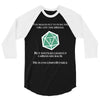 natural 1   orc 3/4 Sleeve Shirt