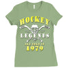 legends are born in 1979 Ladies Fitted T-Shirt