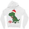 christmas dinosaur Zipper Hoodie