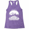 camp crystal lake est 1935 Racerback Tank