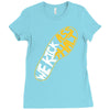 running we kick asphalt Ladies Fitted T-Shirt