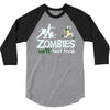 zombies hate fast food 3/4 Sleeve Shirt