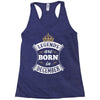 Legends Are Born In December Racerback Tank
