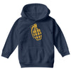 granate grenade waffe weapon krieg war pc game classic usa army Youth Hoodie