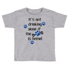 IT'S NOT DRINKING ALONE IF THE DOG IS HOME! Toddler T-shirt