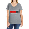 sarcasm loading Ladies Curvy T-Shirt