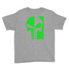 mad engine marvel brand punisher scar glow in the dark Youth Tee