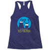 tick and arthur Racerback Tank