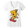 pizzaboarding Women's V-Neck T-Shirt