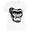 monkey face Ladies Fitted T-Shirt