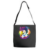 lesbian pride dragon Adjustable Strap Totes