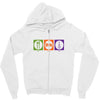 eat sleep radio Zipper Hoodie