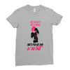 she's beauty she's grage she's punch you in the face Ladies Fitted T-Shirt