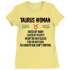 Taurus Woman Ladies Fitted T-Shirt