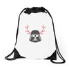 darth vader reindeer Drawstring Bags