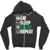eat sleep celtic Zipper Hoodie
