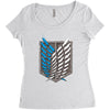 survey corps Women's Triblend Scoop T-shirt