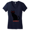 cat Women's V-Neck T-Shirt