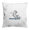 open wide Throw Pillow