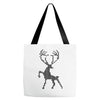 christmas deer Tote Bags