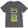 mommy low battery low energy V-Neck Tee