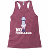 no probllama Racerback Tank