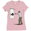 practice range Ladies Fitted T-Shirt