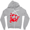 deadpool marvel parody kool aid Zipper Hoodie